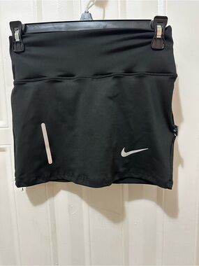 Nike Black Athletic Skort with Reflective Logo